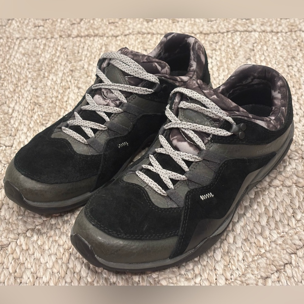 Merrell Fluorecein Leather Hiking Athletic Sneakers